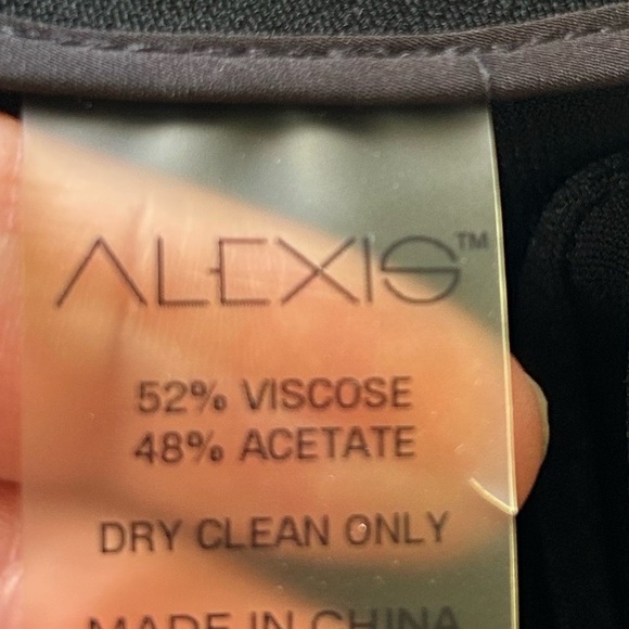 Alexis Mya Top Black Hi Low Hem Excellent Size XS - Picture 5 of 7